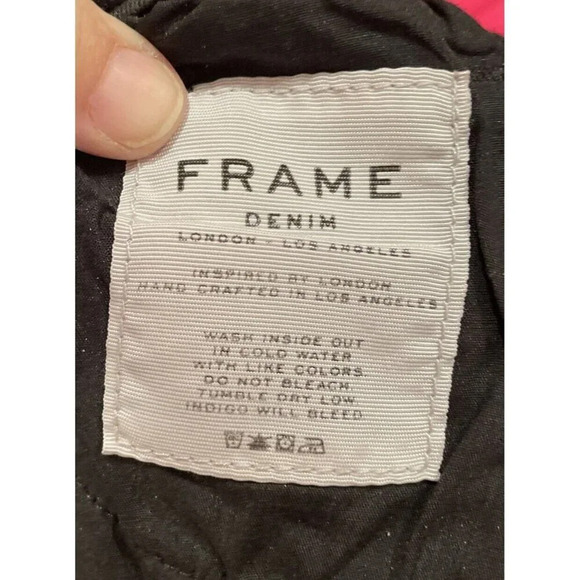Frame Denim Women’s Size 26 Le Skinny De Jeanne Jeans Grey Shred Distressed - Picture 7 of 11